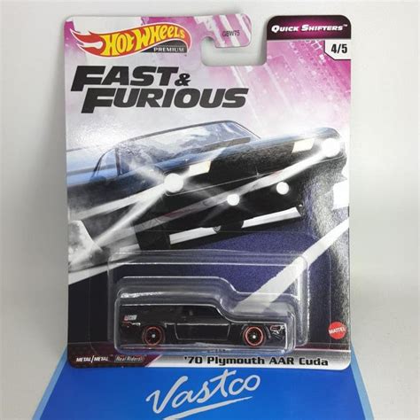 Hot Wheels Fast Furious 70 Plymouth AAR Cuda Hotwheels Premium