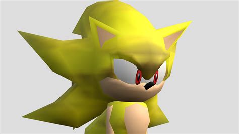 Dreamcast - Sonic Adventure -Super Sonic - Download Free 3D model by ...