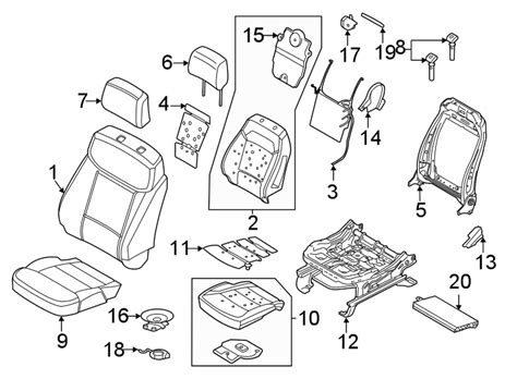 Ford F 150 Seat Lumbar Support Cushion Lower Mu5z5865501a North Park Lincoln San Antonio Tx