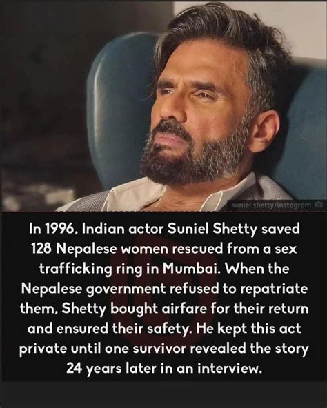 Suniel Shetty Saved 128 Women From Sex Trafficking And Arranged For