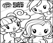 Coloriage Mlp Cutie Mark Crew Jecolorie