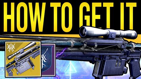 Destiny How To Get Cloudstrike Exotic Sniper Rifle Unlock