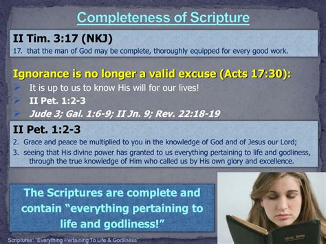 Ppt Scriptures Everything Pertaining To Life Godliness