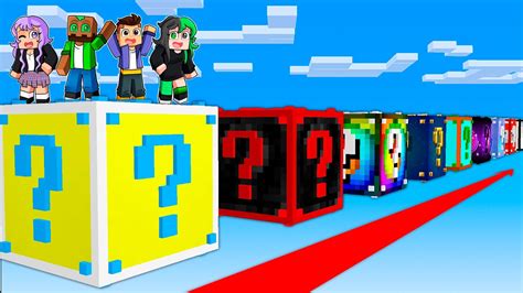 Sobrevivimos En Mega Lucky Blocks En Minecraft Youtube