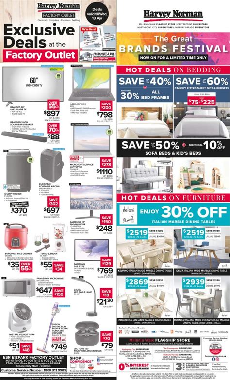 Harvey Norman Press Advertisement Promotion Valid Until 15 Apr 2022