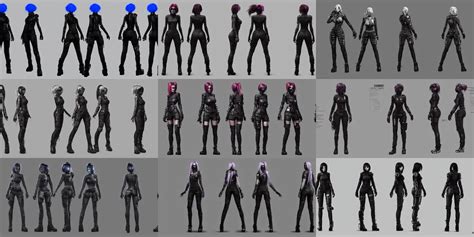 Character Sheet Of Badass Cyberpunk Girl Riot Games Stable