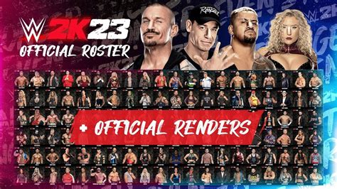 Wwe 2k23 Full Roster Overview All Superstars Old New Youtube