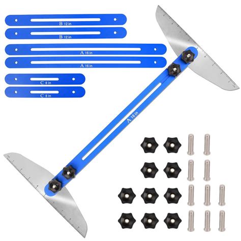 Stair Tread Template Tool 11 60 Inch Metal Measuring Stair Tool