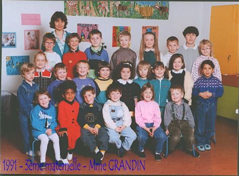 Photo De Classe Moyenne Section 1990 1991 De 1991 Ecole Maternelle