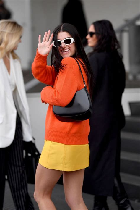 Charli Damelio Arrives At Prada Fashion Show In Milan 02242022