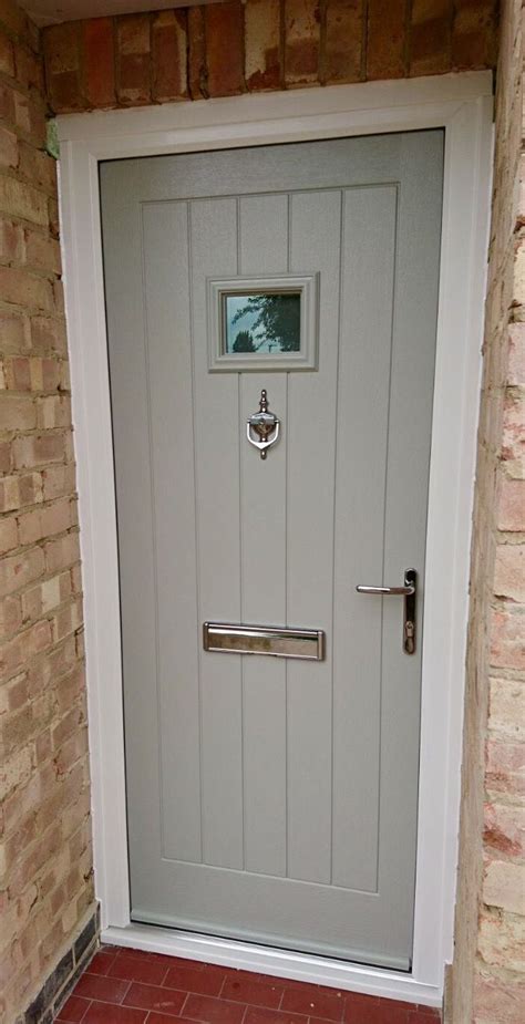 Endurance Doors Stanley Pearl Grey Cottage Front Doors Painted Front Doors House Front Door