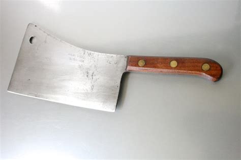 Large Antique Foster Brothers Meat Cleaver Circa 1920s