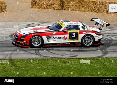 2012 Mercedes Benz SLS AMG GT3 Endurance Racer Racing Car Driving Up