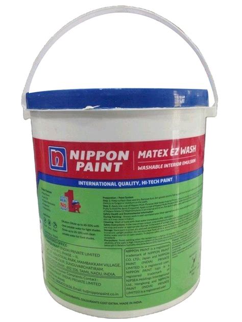 Nippon Paint Matex Ez Wash Interior Emulsion L At Rs Litre In