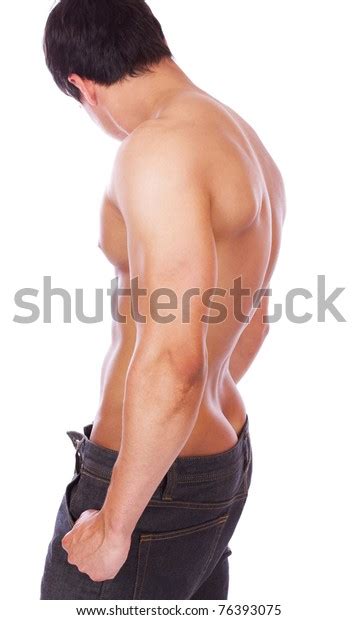 Sexy Man Posing Studio Stock Photo Edit Now 76393075