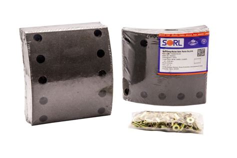 Накладки тормозные с заклепками (420x180) BPW, DAF, SAF, MB SORL арт ...