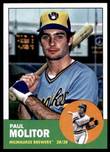 2022 TOPPS ARCHIVES 46 PAUL MOLITOR MILWAUKEE BREWERS EBay