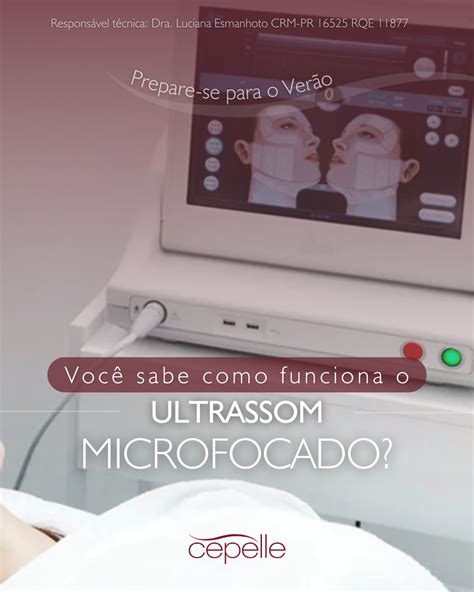 Você sabe como funciona o ultrassom microfocado Cepelle Dermatologia