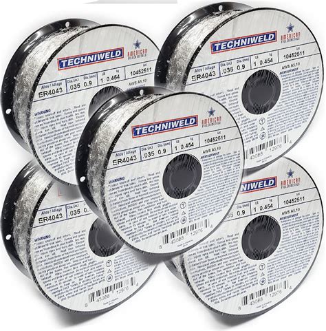 Techniweld ER 4043 ALUMINUM MIG Welding Wire 035 X 1 LB SPOOL GENERAL