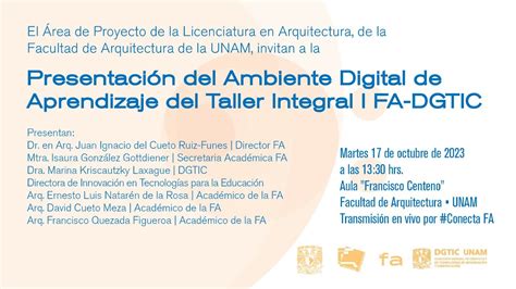 Presentaci N Del Ambiente Digital De Aprendizaje Del Taller Integral I