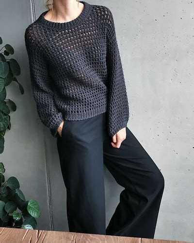 Ravelry Mesh Sweater Pattern By Susanne M Ller