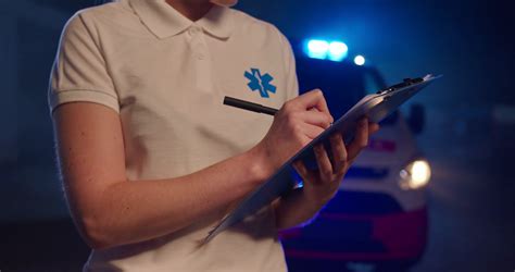 Close Up Of Caucasian Female Paramedic Stock Footage Sbv 348459700