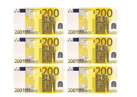 200 Euro Banknote Printable Template Free Printable Papercraft Templates