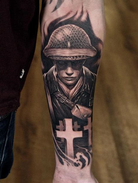 40 Stunning War Themed Tattoos Art And Design