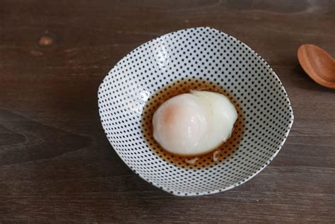 Japanese Style Soft Boiled Egg Onsen Tamago