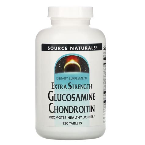 Source Naturals, Glucosamine Chondroitin, Extra Strength, 120 Tablets