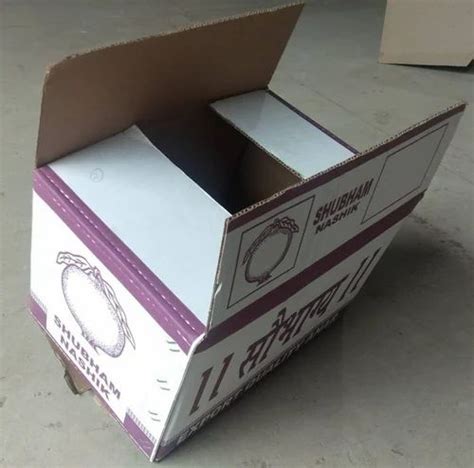 Single Wall Ply Printed Fruit Packaging Corrugated Box At Rs Piece