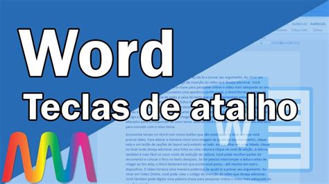 Word 2016 11 Dicas de formatação e teclas de atalho YouTube