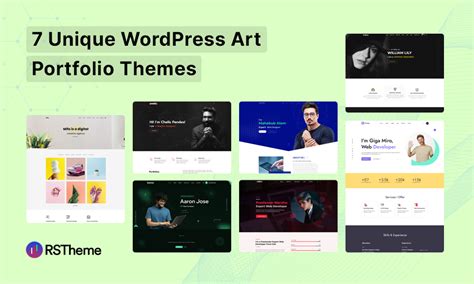 7 Unique Wordpress Art Portfolio Themes - RSTheme