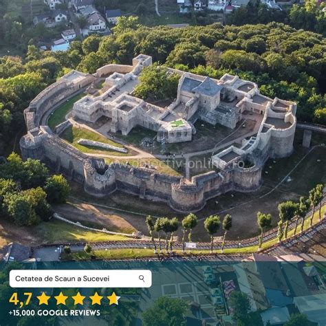 Nouă castele și cetăți din România au primit Recenzia de Aur de la Google