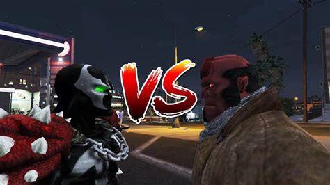 Spawn Vs Hellboy Epic Battle Gta Youtube