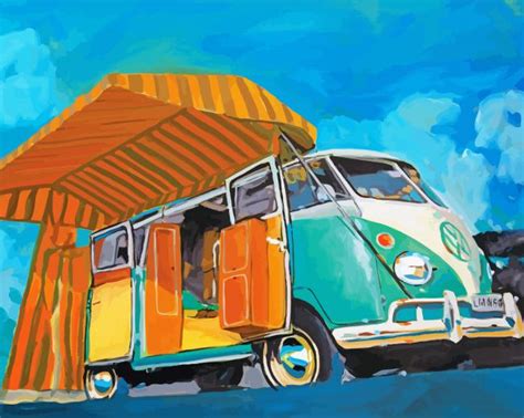 Aesthetic Vanagon Art Diamond Painting Diamondpaintpro