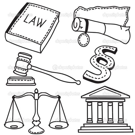 Symbols Of Judicial Branch Pages Coloring Pages