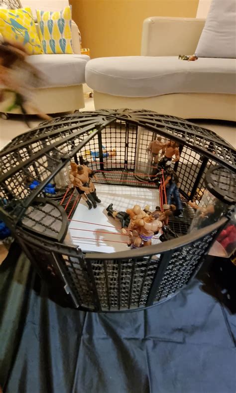 WWE Elimination Chamber Playset Hobbies Toys Toys Games On Carousell