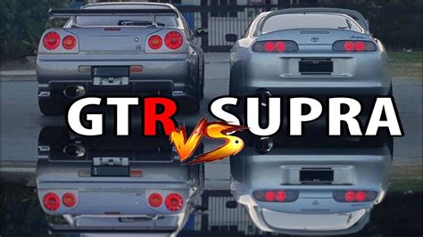 The Myth Of The Toyota Supra Vs Nissan Skyline GTR YouTube