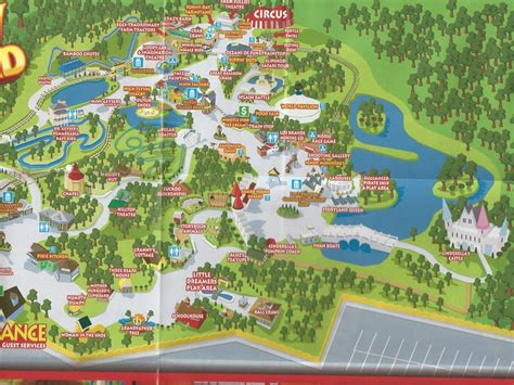 Story Land - 2012 Park Map