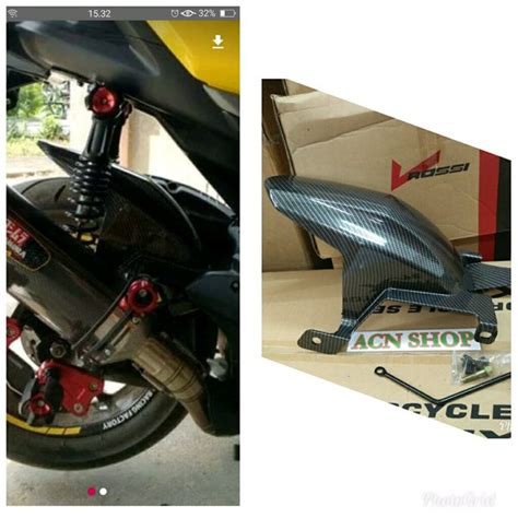 Jual Spakbor Kolong Aerox Karbon Hugger Aerox Spakbor Kolong Aerox