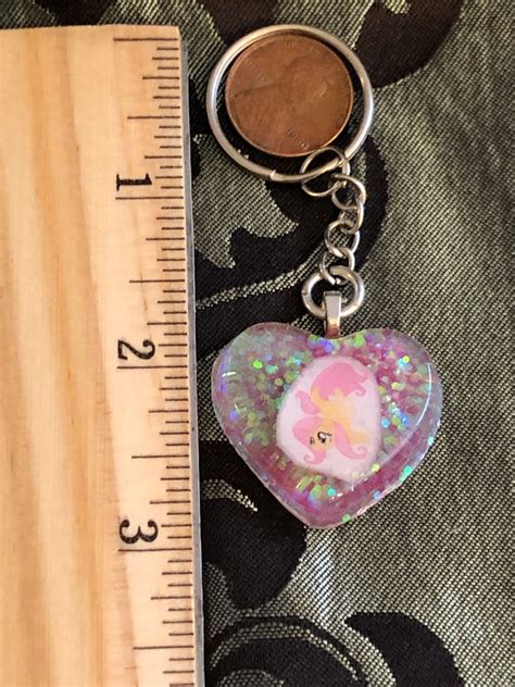 Fluttershy Seapony Mlp Resin Keychain Etsy