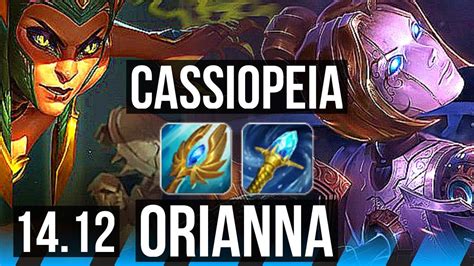 Cassiopeia Vs Orianna Mid Rank 2 Cassio Dominating Eune