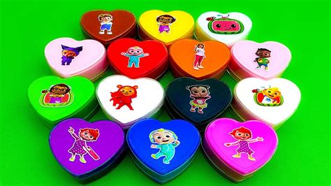 Looking For Cocomelon ALL Clay In Mini Hearts Satisfying Slime ASRM