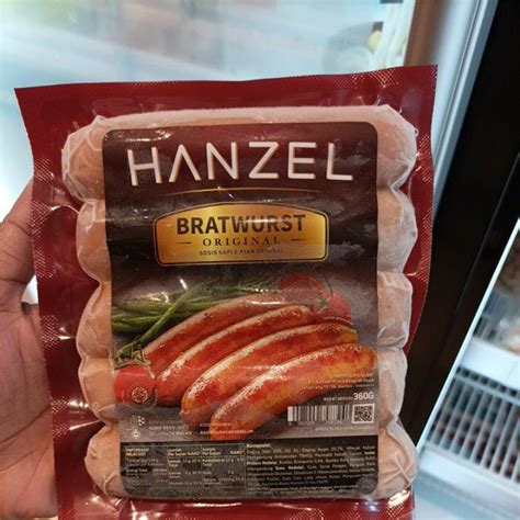 Jual Sosis Hanzel Original Bratwurst Sosis Sapi Shopee Indonesia