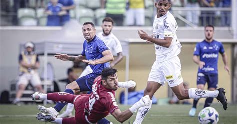 Santos x Cruzeiro onde assistir escalações e arbitragem