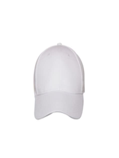 Buy Fabseasons Unisex White Solid Baseball Cap Caps For Unisex