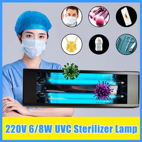 New UV Germicidal Disinfection Lamp UVC Ultraviolet Sterilizer Dust