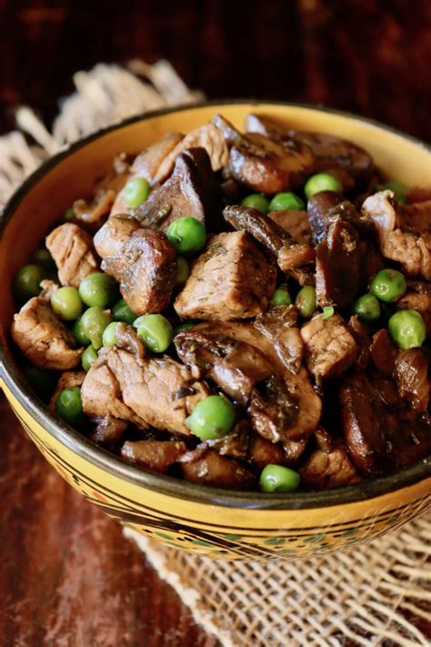 Easy Pork And Mushroom Stew Cooking On The Weekends