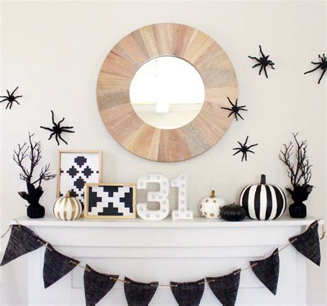 Halloween Mantel Decor | Rebecca Propes Design & DIY